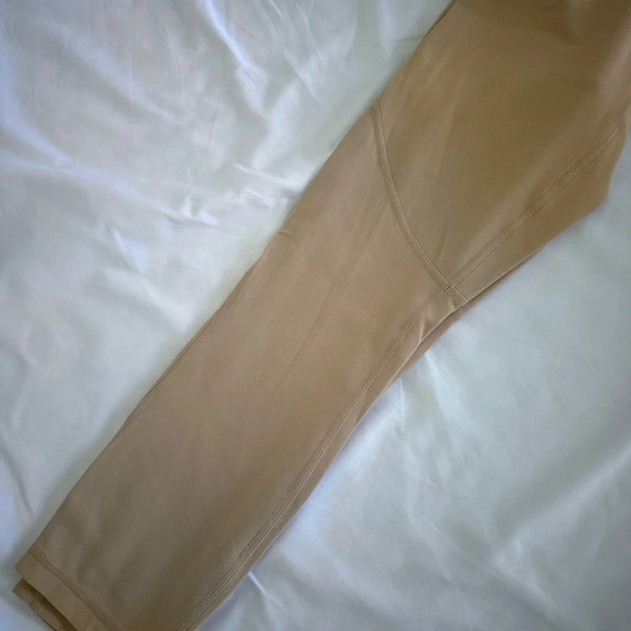 🆕🧡 Lululemon Nulu High Rise Yoga Crop 23” - Pecan Tan - Picture 6 of 12